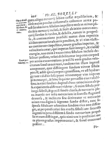 De motionibus naturalibus a grauitate pendentibus, liber Io. Alphonsi Borrelli in Academia Pisana matheseos professoris