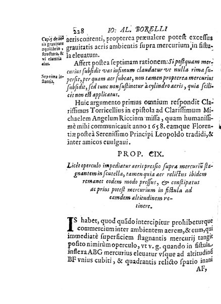 De motionibus naturalibus a grauitate pendentibus, liber Io. Alphonsi Borrelli in Academia Pisana matheseos professoris