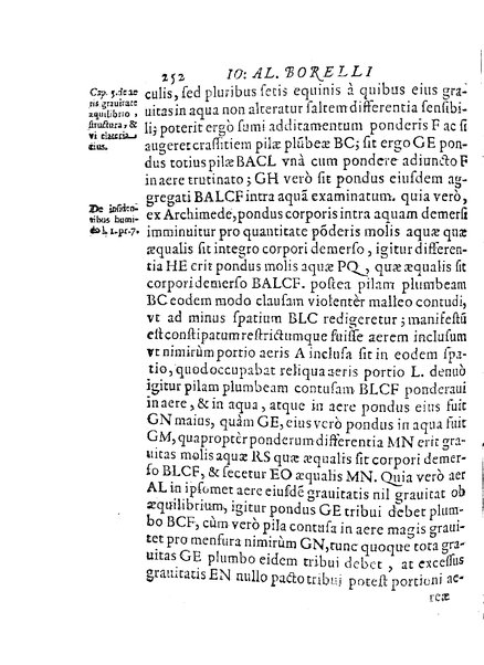 De motionibus naturalibus a grauitate pendentibus, liber Io. Alphonsi Borrelli in Academia Pisana matheseos professoris