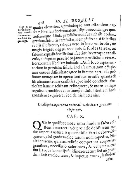 De motionibus naturalibus a grauitate pendentibus, liber Io. Alphonsi Borrelli in Academia Pisana matheseos professoris