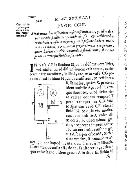 De motionibus naturalibus a grauitate pendentibus, liber Io. Alphonsi Borrelli in Academia Pisana matheseos professoris