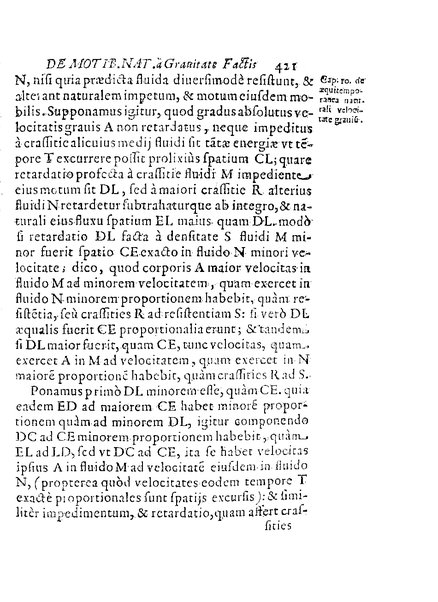 De motionibus naturalibus a grauitate pendentibus, liber Io. Alphonsi Borrelli in Academia Pisana matheseos professoris
