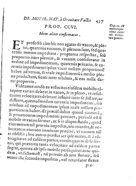 De motionibus naturalibus a grauitate pendentibus, liber Io. Alphonsi Borrelli in Academia Pisana matheseos professoris