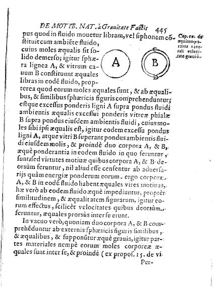 De motionibus naturalibus a grauitate pendentibus, liber Io. Alphonsi Borrelli in Academia Pisana matheseos professoris