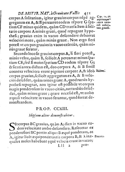 De motionibus naturalibus a grauitate pendentibus, liber Io. Alphonsi Borrelli in Academia Pisana matheseos professoris