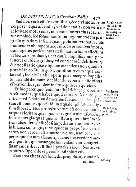 De motionibus naturalibus a grauitate pendentibus, liber Io. Alphonsi Borrelli in Academia Pisana matheseos professoris