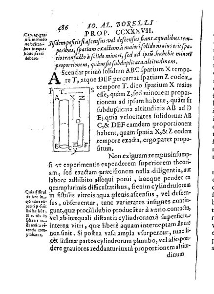 De motionibus naturalibus a grauitate pendentibus, liber Io. Alphonsi Borrelli in Academia Pisana matheseos professoris