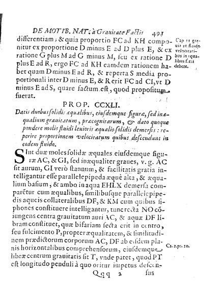 De motionibus naturalibus a grauitate pendentibus, liber Io. Alphonsi Borrelli in Academia Pisana matheseos professoris