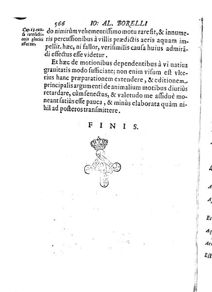 De motionibus naturalibus a grauitate pendentibus, liber Io. Alphonsi Borrelli in Academia Pisana matheseos professoris