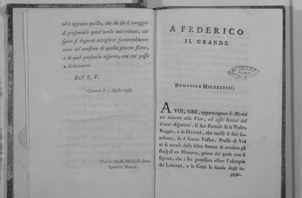Lettere capricciose di Francesco Albergati Capacelli, e di Francesco Zacchiroli, dai medesimi capricciosamente stampate