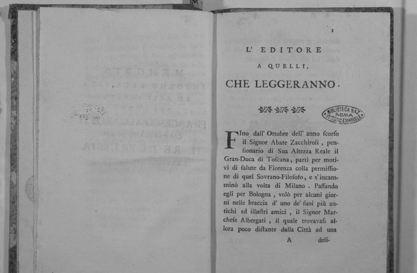 Lettere capricciose di Francesco Albergati Capacelli, e di Francesco Zacchiroli, dai medesimi capricciosamente stampate
