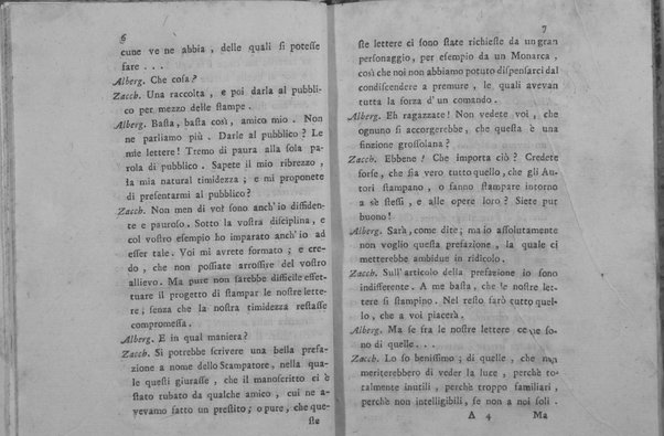Lettere capricciose di Francesco Albergati Capacelli, e di Francesco Zacchiroli, dai medesimi capricciosamente stampate