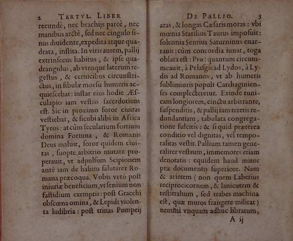 Q. Sept. Florentis Tertulliani Liber de Pallio Claudius Salmasius recensuit, explicauit, notis illustrauit