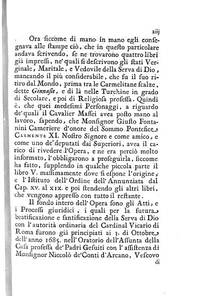 La vita della venerabile serva di Dio D. Cammilla Orsini Borghese principessa di Sulmona di poi suor Maria Vittoria religiosa dell'Ordine dell'Annunziata. Libri 8