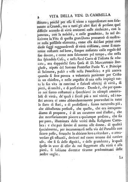 La vita della venerabile serva di Dio D. Cammilla Orsini Borghese principessa di Sulmona di poi suor Maria Vittoria religiosa dell'Ordine dell'Annunziata. Libri 8