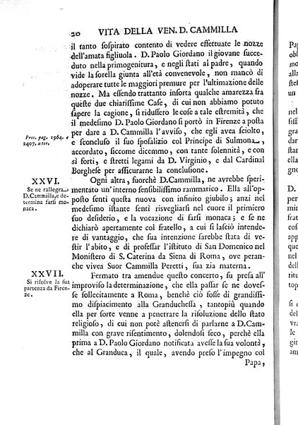 La vita della venerabile serva di Dio D. Cammilla Orsini Borghese principessa di Sulmona di poi suor Maria Vittoria religiosa dell'Ordine dell'Annunziata. Libri 8