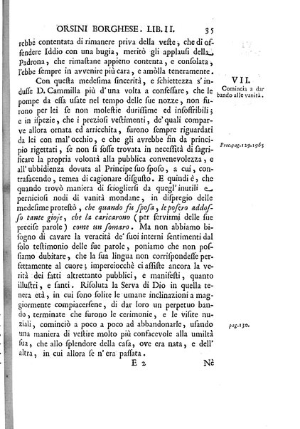 La vita della venerabile serva di Dio D. Cammilla Orsini Borghese principessa di Sulmona di poi suor Maria Vittoria religiosa dell'Ordine dell'Annunziata. Libri 8