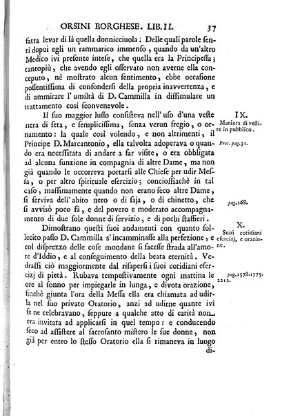 La vita della venerabile serva di Dio D. Cammilla Orsini Borghese principessa di Sulmona di poi suor Maria Vittoria religiosa dell'Ordine dell'Annunziata. Libri 8