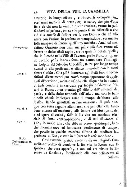 La vita della venerabile serva di Dio D. Cammilla Orsini Borghese principessa di Sulmona di poi suor Maria Vittoria religiosa dell'Ordine dell'Annunziata. Libri 8