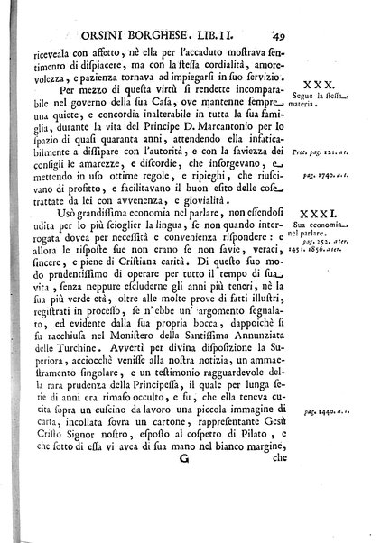 La vita della venerabile serva di Dio D. Cammilla Orsini Borghese principessa di Sulmona di poi suor Maria Vittoria religiosa dell'Ordine dell'Annunziata. Libri 8