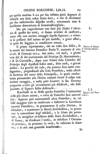 La vita della venerabile serva di Dio D. Cammilla Orsini Borghese principessa di Sulmona di poi suor Maria Vittoria religiosa dell'Ordine dell'Annunziata. Libri 8