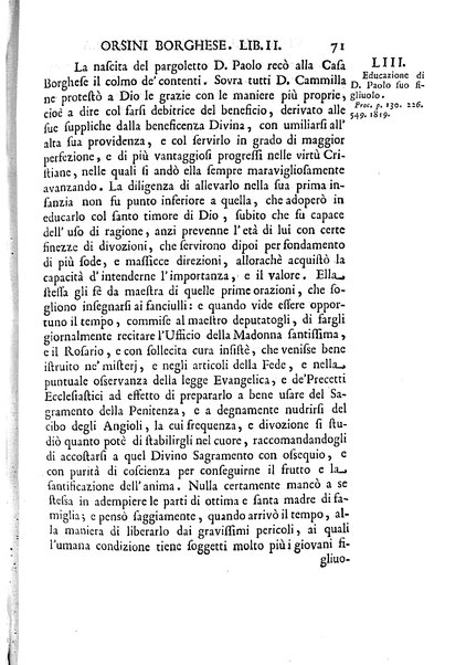 La vita della venerabile serva di Dio D. Cammilla Orsini Borghese principessa di Sulmona di poi suor Maria Vittoria religiosa dell'Ordine dell'Annunziata. Libri 8