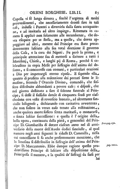 La vita della venerabile serva di Dio D. Cammilla Orsini Borghese principessa di Sulmona di poi suor Maria Vittoria religiosa dell'Ordine dell'Annunziata. Libri 8