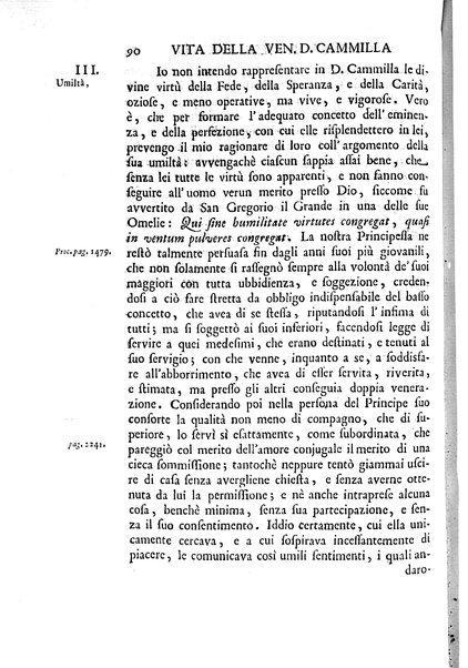 La vita della venerabile serva di Dio D. Cammilla Orsini Borghese principessa di Sulmona di poi suor Maria Vittoria religiosa dell'Ordine dell'Annunziata. Libri 8
