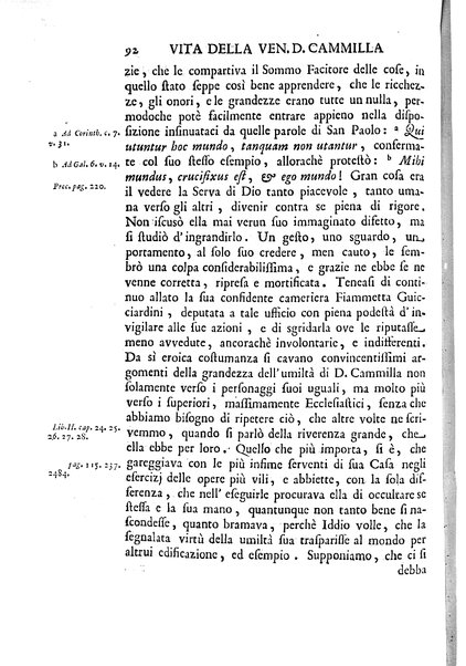 La vita della venerabile serva di Dio D. Cammilla Orsini Borghese principessa di Sulmona di poi suor Maria Vittoria religiosa dell'Ordine dell'Annunziata. Libri 8