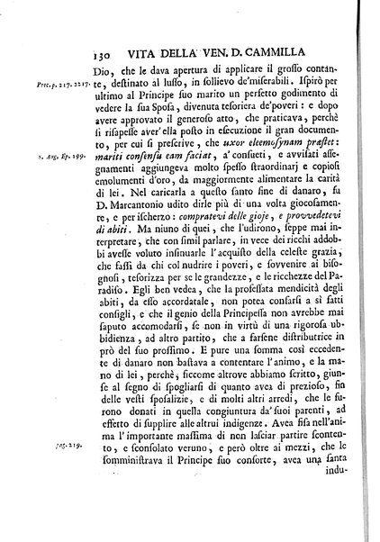 La vita della venerabile serva di Dio D. Cammilla Orsini Borghese principessa di Sulmona di poi suor Maria Vittoria religiosa dell'Ordine dell'Annunziata. Libri 8