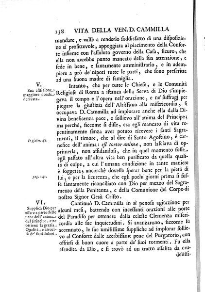 La vita della venerabile serva di Dio D. Cammilla Orsini Borghese principessa di Sulmona di poi suor Maria Vittoria religiosa dell'Ordine dell'Annunziata. Libri 8