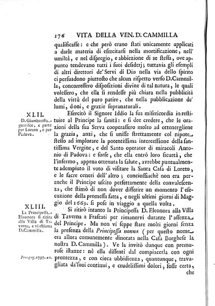 La vita della venerabile serva di Dio D. Cammilla Orsini Borghese principessa di Sulmona di poi suor Maria Vittoria religiosa dell'Ordine dell'Annunziata. Libri 8