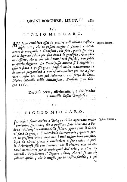 La vita della venerabile serva di Dio D. Cammilla Orsini Borghese principessa di Sulmona di poi suor Maria Vittoria religiosa dell'Ordine dell'Annunziata. Libri 8