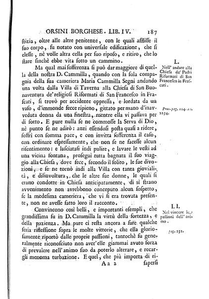 La vita della venerabile serva di Dio D. Cammilla Orsini Borghese principessa di Sulmona di poi suor Maria Vittoria religiosa dell'Ordine dell'Annunziata. Libri 8