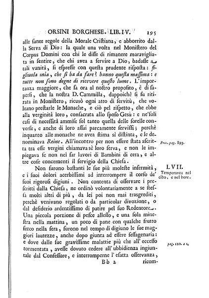 La vita della venerabile serva di Dio D. Cammilla Orsini Borghese principessa di Sulmona di poi suor Maria Vittoria religiosa dell'Ordine dell'Annunziata. Libri 8