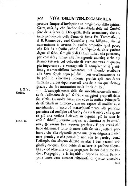 La vita della venerabile serva di Dio D. Cammilla Orsini Borghese principessa di Sulmona di poi suor Maria Vittoria religiosa dell'Ordine dell'Annunziata. Libri 8