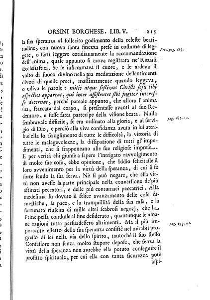 La vita della venerabile serva di Dio D. Cammilla Orsini Borghese principessa di Sulmona di poi suor Maria Vittoria religiosa dell'Ordine dell'Annunziata. Libri 8