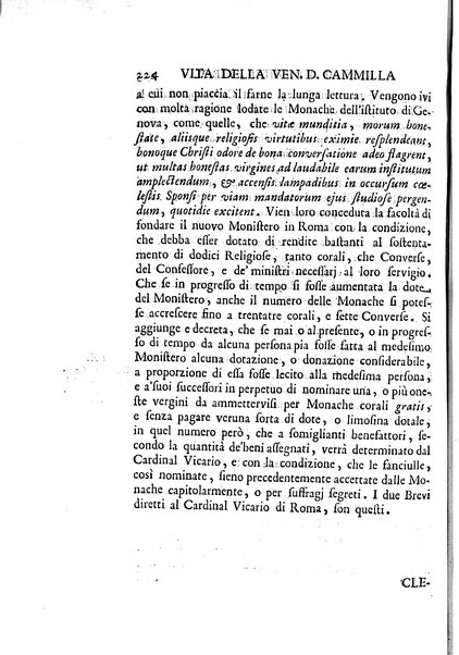 La vita della venerabile serva di Dio D. Cammilla Orsini Borghese principessa di Sulmona di poi suor Maria Vittoria religiosa dell'Ordine dell'Annunziata. Libri 8