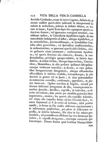 La vita della venerabile serva di Dio D. Cammilla Orsini Borghese principessa di Sulmona di poi suor Maria Vittoria religiosa dell'Ordine dell'Annunziata. Libri 8