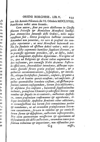 La vita della venerabile serva di Dio D. Cammilla Orsini Borghese principessa di Sulmona di poi suor Maria Vittoria religiosa dell'Ordine dell'Annunziata. Libri 8