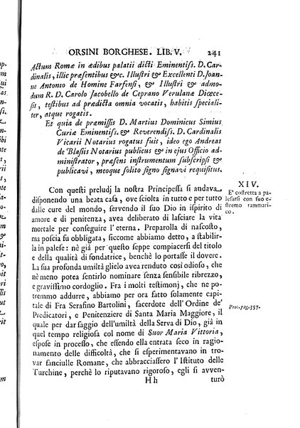 La vita della venerabile serva di Dio D. Cammilla Orsini Borghese principessa di Sulmona di poi suor Maria Vittoria religiosa dell'Ordine dell'Annunziata. Libri 8