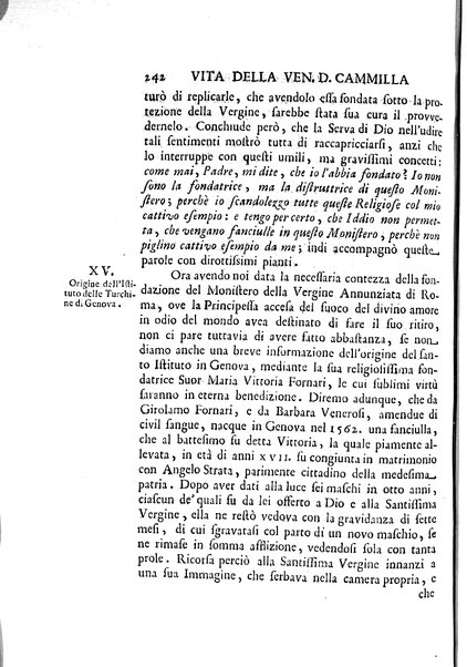 La vita della venerabile serva di Dio D. Cammilla Orsini Borghese principessa di Sulmona di poi suor Maria Vittoria religiosa dell'Ordine dell'Annunziata. Libri 8