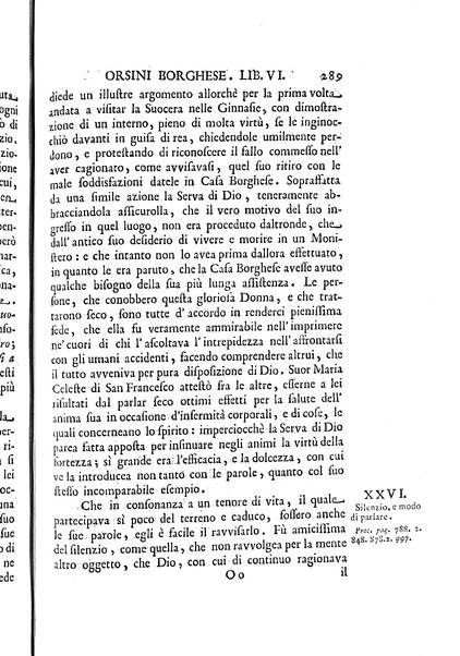 La vita della venerabile serva di Dio D. Cammilla Orsini Borghese principessa di Sulmona di poi suor Maria Vittoria religiosa dell'Ordine dell'Annunziata. Libri 8