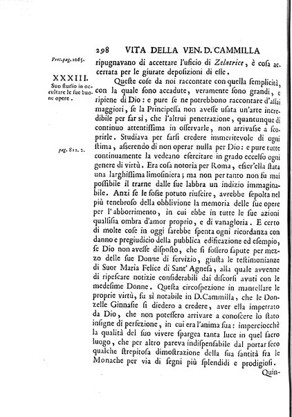 La vita della venerabile serva di Dio D. Cammilla Orsini Borghese principessa di Sulmona di poi suor Maria Vittoria religiosa dell'Ordine dell'Annunziata. Libri 8