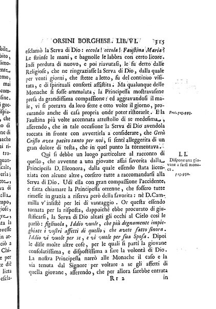 La vita della venerabile serva di Dio D. Cammilla Orsini Borghese principessa di Sulmona di poi suor Maria Vittoria religiosa dell'Ordine dell'Annunziata. Libri 8