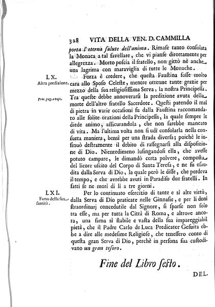 La vita della venerabile serva di Dio D. Cammilla Orsini Borghese principessa di Sulmona di poi suor Maria Vittoria religiosa dell'Ordine dell'Annunziata. Libri 8