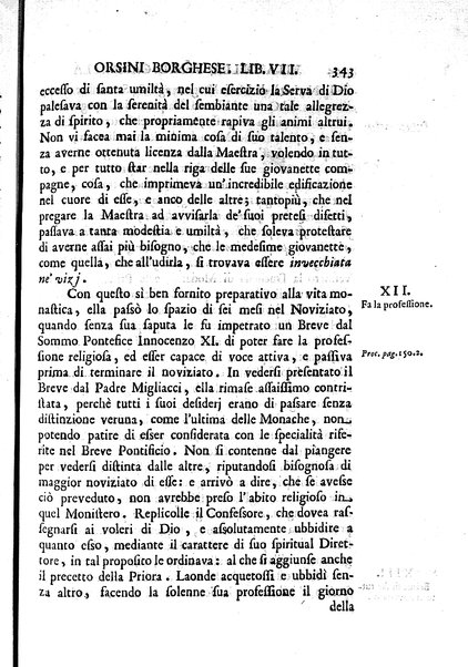 La vita della venerabile serva di Dio D. Cammilla Orsini Borghese principessa di Sulmona di poi suor Maria Vittoria religiosa dell'Ordine dell'Annunziata. Libri 8