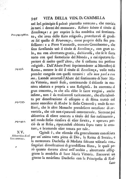 La vita della venerabile serva di Dio D. Cammilla Orsini Borghese principessa di Sulmona di poi suor Maria Vittoria religiosa dell'Ordine dell'Annunziata. Libri 8