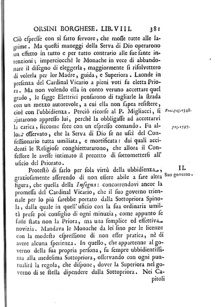 La vita della venerabile serva di Dio D. Cammilla Orsini Borghese principessa di Sulmona di poi suor Maria Vittoria religiosa dell'Ordine dell'Annunziata. Libri 8