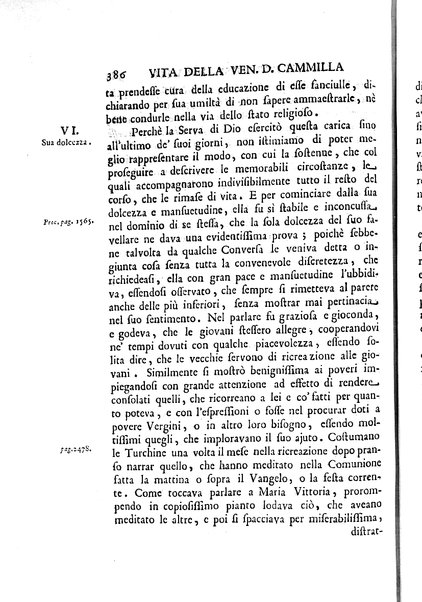 La vita della venerabile serva di Dio D. Cammilla Orsini Borghese principessa di Sulmona di poi suor Maria Vittoria religiosa dell'Ordine dell'Annunziata. Libri 8